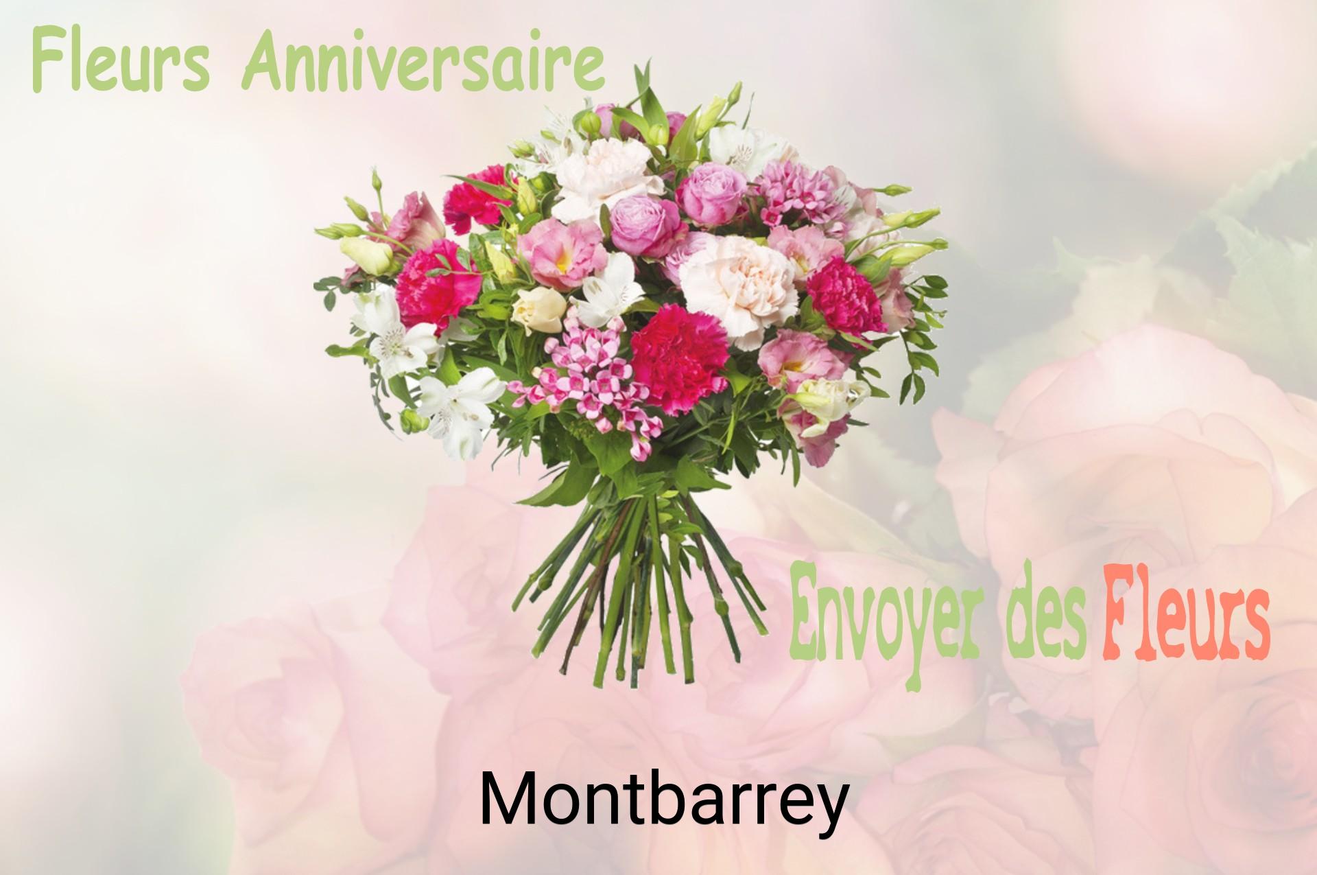 Bouquet de fleurs d’anniversaire livré à Montbarrey