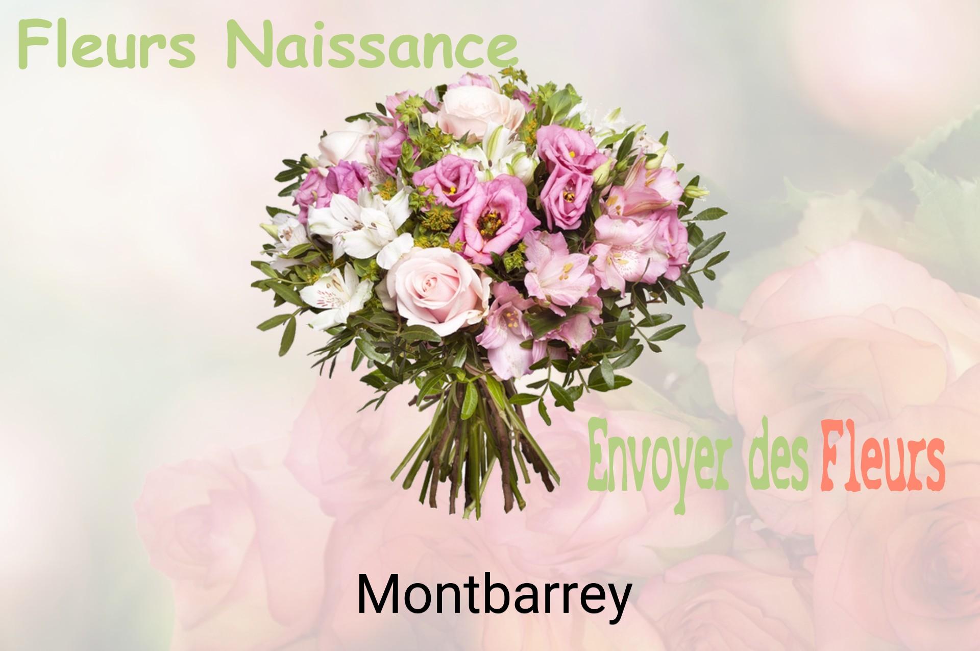 Bouquet de fleurs de naissance livré à Montbarrey